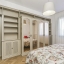 Master bedroom with large wardrobe and air-conditioning