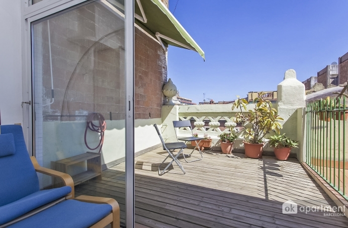 Vista de toda la terraza