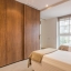 Adapted master bedroom with large wardrobe