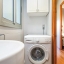 Bathroom with washing machine