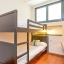 Chambre double avec lits superposés