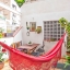 Cosy terrace with hammock