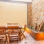 Terraza con cubierta de madera