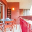 Furnished balcony
