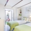 Habitación doble con aire acondicionado