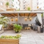 Large terrace with shaded relax area