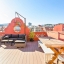 Grande terrasse entièrement meublée
