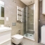 Ванна кімната з душовою кабіною