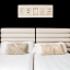 Chambre à coucher avec lits simples ou lit double