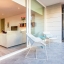 Balcony terrace and entrance to living room