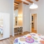 Master bedroom with desk, wardrobe and en-suite bathroom