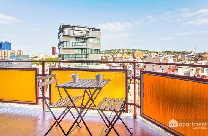 Vistas desde el balcón cubierto